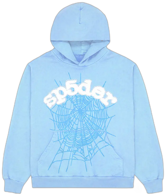 Sp5der Web Hoodie 'Sky Blue'